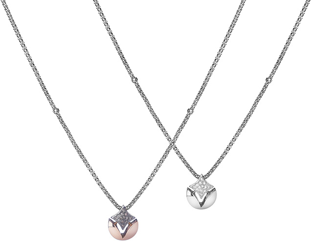 Stella Milano - 466MI - Gold necklace with diamonds - GR00171BDB